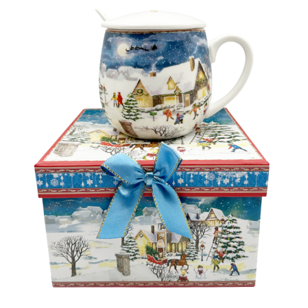 Cana din Portelan cu Capac SEASON [4]