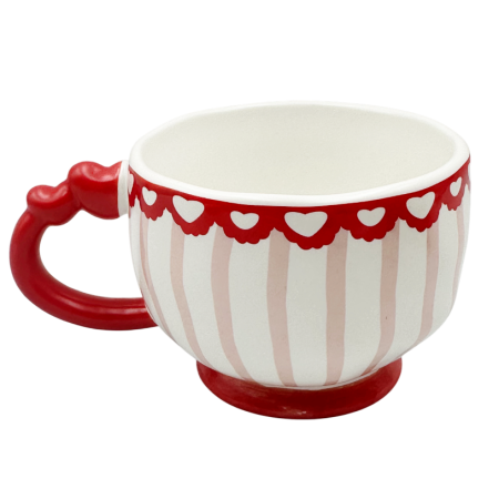 Cană Crăciun cu maner rosu MERRY CHRISTMAS – Model cu Ursulet [1]