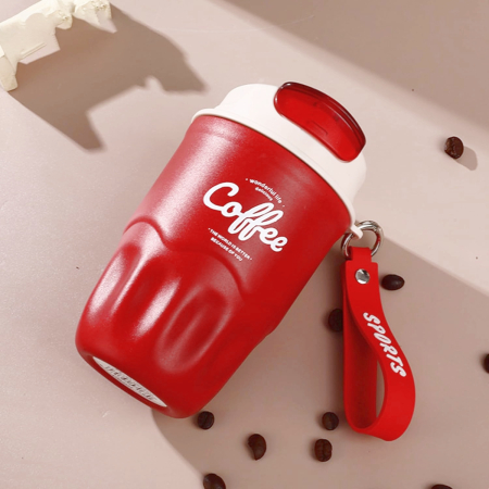 Cana termos rosie din inox 360ml, cu afisaj de temperatura [2]