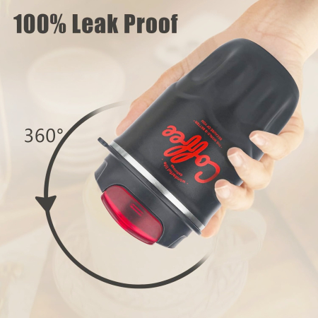 Cana termos neagra din inox 360ml, cu afisaj de temperatura [4]