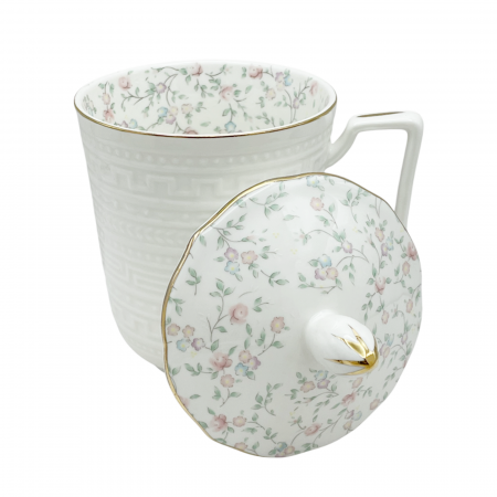 Cana portelan cu infuzor si capac VERONIQUE, 350ml [1]