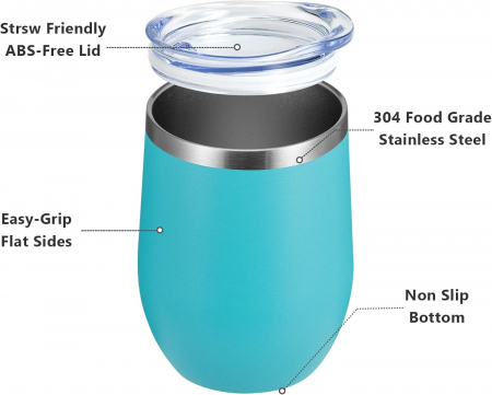 Termos inox TRAVEL, Galben, 320ml [4]