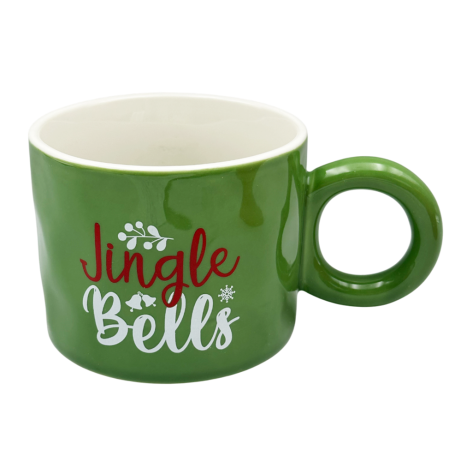 Cana Verde de Craciun JINGLE BELLS cu Brad în Interior [1]