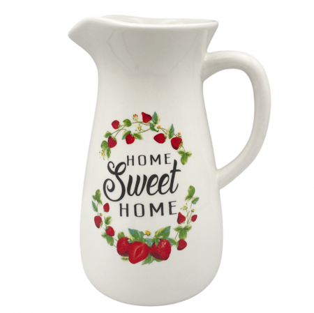 Vaze & Vase Decorative - Carafa ceramica HOME, Alb, 1000ml