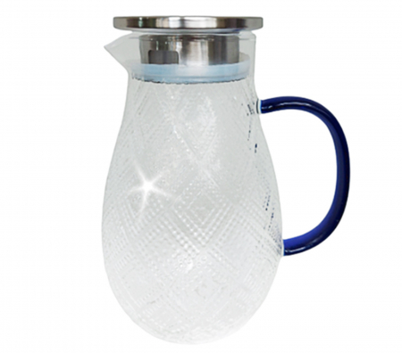 Carafa sticla borosilicata SANDERS, 1500ml, Cu filtru