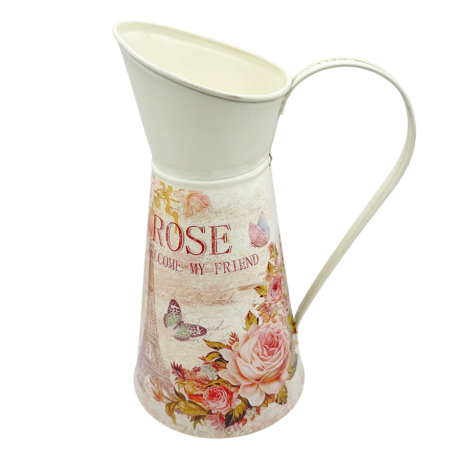 Carafă decorativă metalică „Rose Garden” vintage [1]