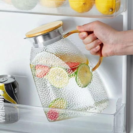 Carafa NORMA, 1800 ml, Sticla borosilicata, Capac cu filtru [2]