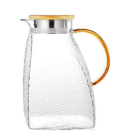 Carafa NORMA, 1800 ml, Sticla borosilicata, Capac cu filtru [3]