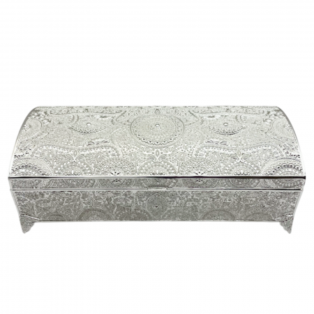 Caseta bijuterii CHLOE, 22x9.5x7cm, Argintiu [1]