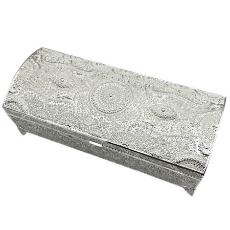 Caseta bijuterii CHLOE, 22x9.5x7cm, Argintiu [2]
