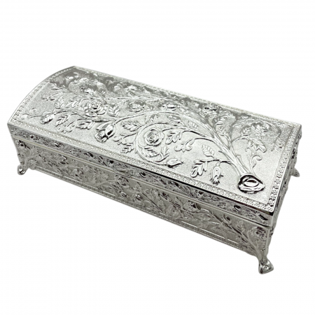 Caseta bijuterii PHOEBE, 22.5x10x8cm, Argintiu [3]