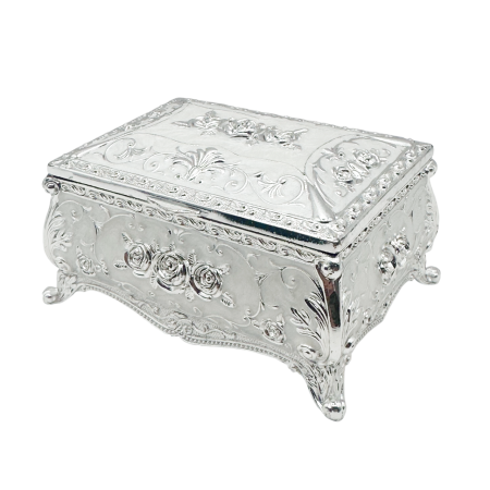CASA & DECOR - Caseta bijuterii argintata SIMONE