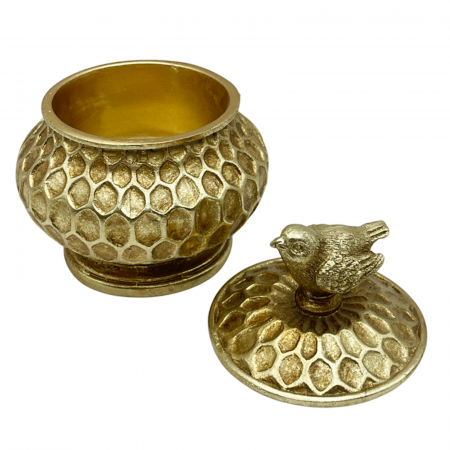 Caseta pentru bijuterii BIRDIE, Auriu, 10x12cm [1]