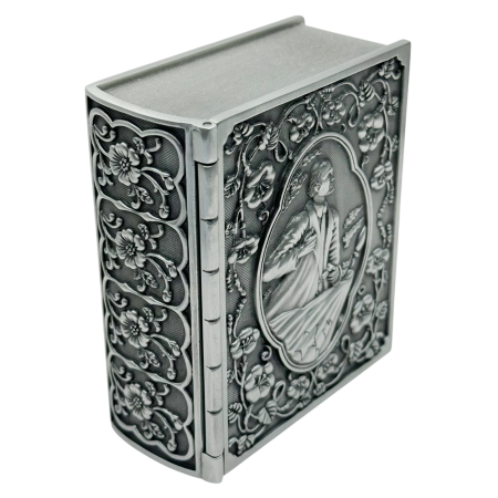CASA & DECOR - Caseta pentru bijuterii VINTAGE TREASURE - Carte din antimoniu