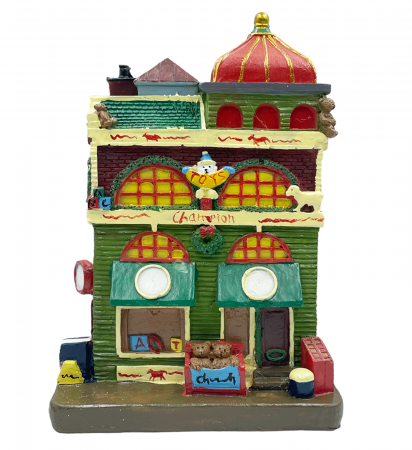 SWEET WONDERLAND - Casuta Craciun cu lumina LED CHAMPION, 12x17cm