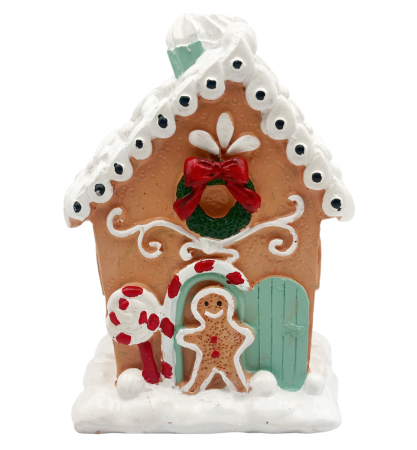 Căsuță Turtă Dulce cu led-uri TASTY– Decorațiune Veselă de Crăciun [1]