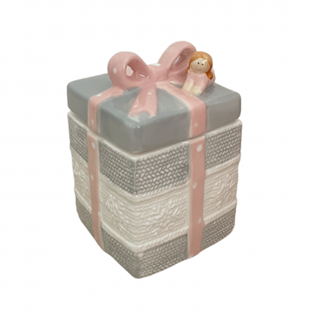Depozitare Alimente & Condimente - Recipient depozitare SWEET ANGEL, Gri, 8x8/12cm