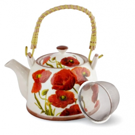 Ceainic cu infuzor PAPAVERO, 800ml, Portelan [2]