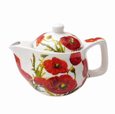 Ceainice & Carafe - Ceainic cu infuzor PAPAVERO 350ml, Portelan