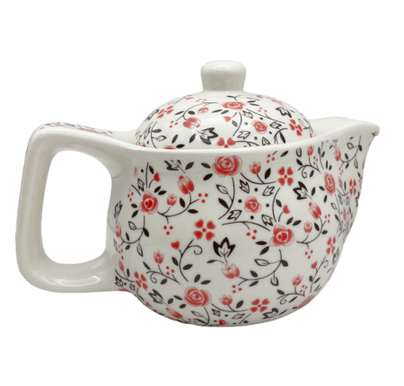 Ceainice & Carafe - Ceainic cu infuzor YARA 350ml, Portocaliu, Portelan