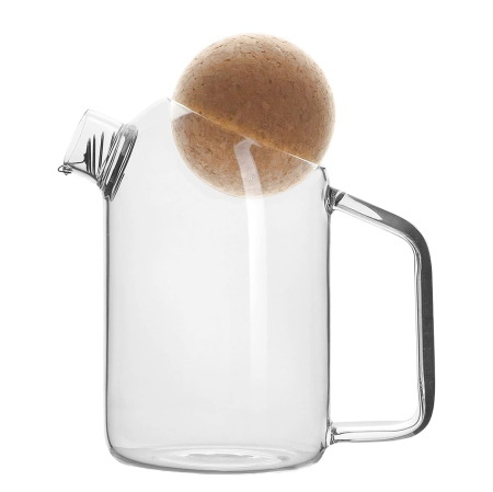 Ceainice & Carafe - Ceainic KARIN, 550 ml, Sticla Borosilicata, Cu filtru si dop