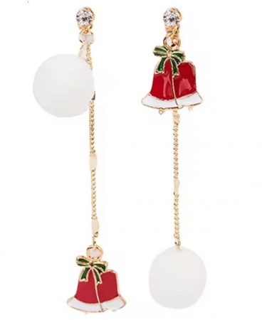 ACCESORII VESTIMENTARE CRACIUN - Cercei Craciun JINGLE BELLS