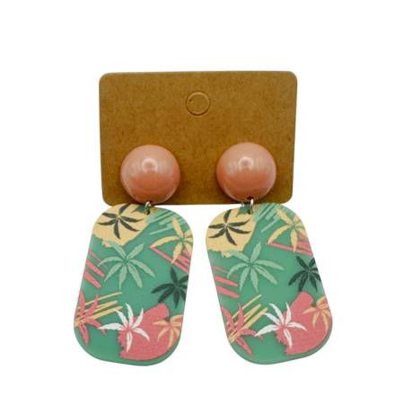 Cercei design frunze TROPICAL [2]