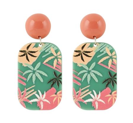 Cercei & Bratari & Inele - Cercei design frunze TROPICAL