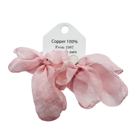 Cercei & Bratari & Inele - Cercei design Fundita din voal MARTHA, Roz