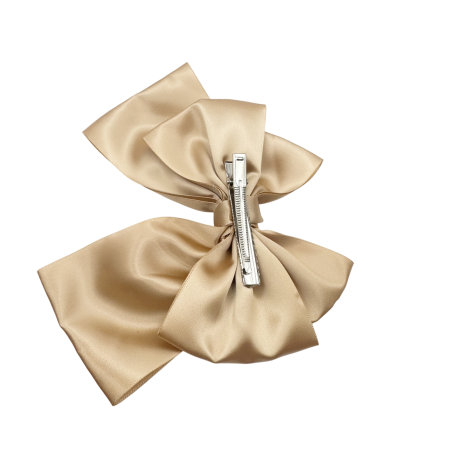 Clama de par JULIETTE - Funda eleganta din satin, Bej sampanie [2]