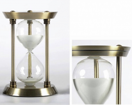 Clepsidra Metalica Eleganta LUXURY – 15 Minute, Auriu [1]