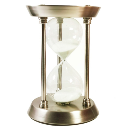 HOME & DECO - Clepsidră Metalică Elegantă LUXURY – 30 de Minute, Auriu