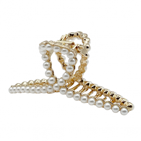 Accesorii De Par & Voalete & Diverse - Cleste de Par KELLY cu perlute, Auriu