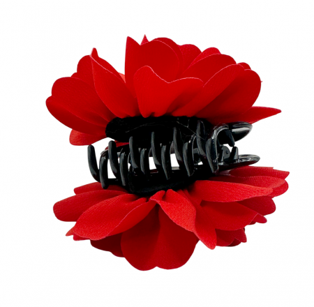 Cleste de Par Floare MARISSA, Rosu [1]