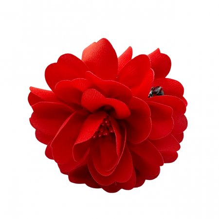 Accesorii De Par & Voalete & Diverse - Cleste de Par Floare MARISSA, Rosu
