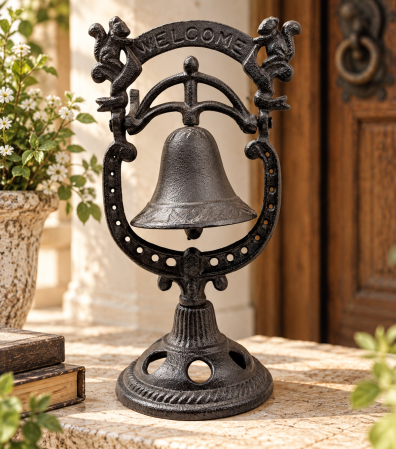 Clopotel decorativ din fier COUNTRY WELCOME [1]