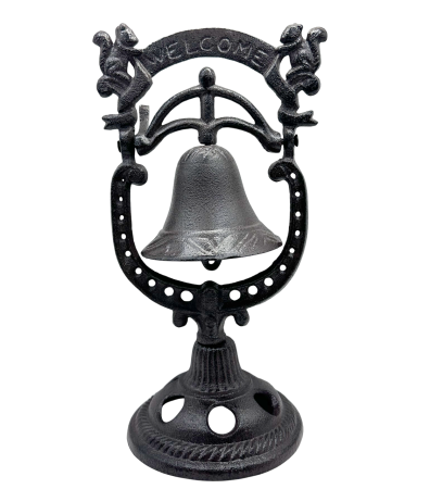 De Birou - Clopotel decorativ din fier COUNTRY WELCOME