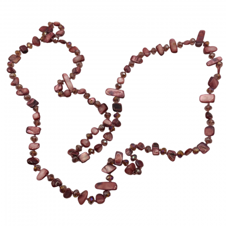 Colier cu margele burgundy, CARLOTTA [3]