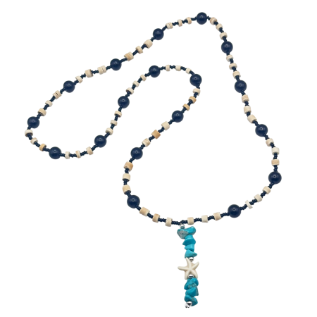 Accesorii Fashion - Colier Pacific pentru barbati, cu margele negre