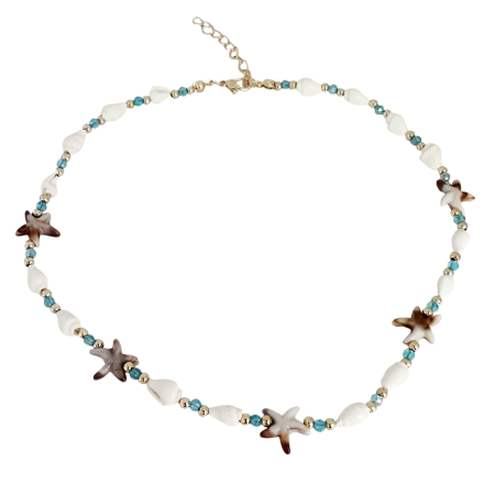 Colier cu scoici si pietre naturale TURQUOISE [1]