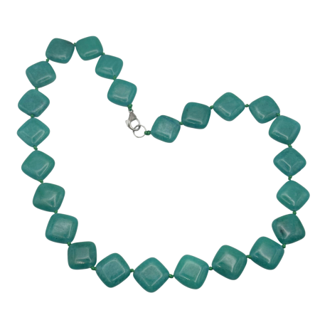 Colier verde din onix EMERALD  – pietre fatetate [1]
