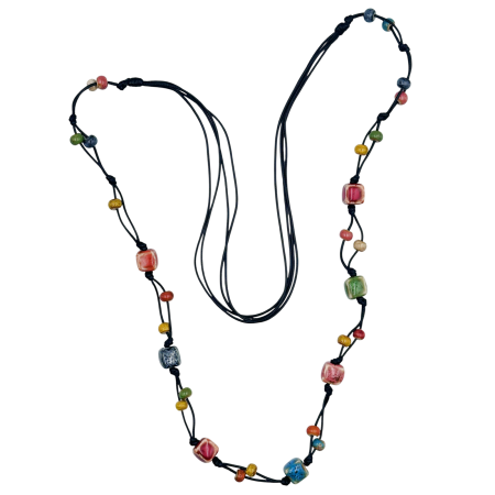 Colier margele colrate din ceramica ETHNIC [1]