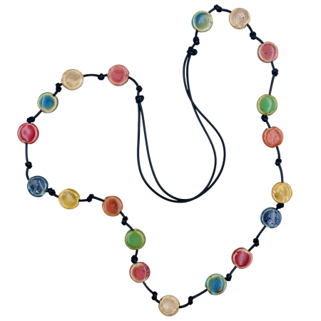 Colier margele colrate din ceramica ETHNIC [2]
