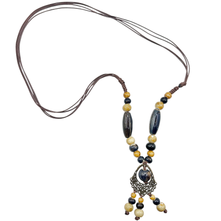 Coliere - Colier margele ceramica DUKE