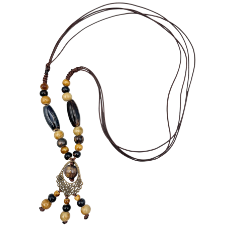 Accesorii Fashion - Colier margele ceramica DUKE