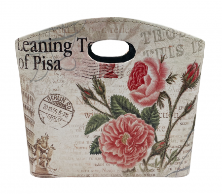 Cos cu manere PISA, Piele ecologica, 29x23cm [1]