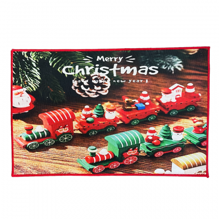 CRACIUN MAGIC - Covoras intrare decor Craciun Railway 45x70cm