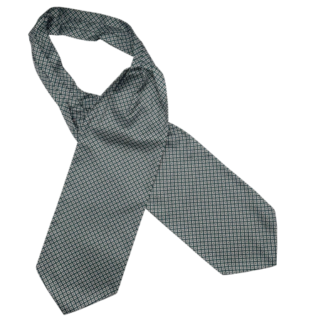 Cravata matase ASCOT CLAUDIO, Gri/ Negru [1]