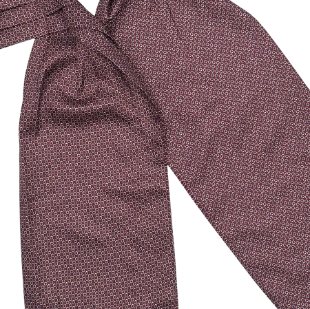 Cravata matase ASCOT LUCKY, Bordo [1]