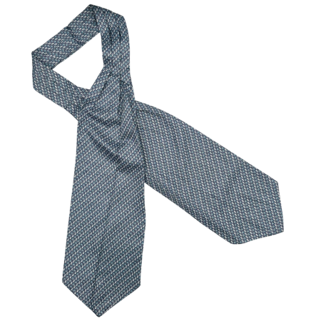 Cravata matase ASCOT STEFANO, Gri Negru [1]